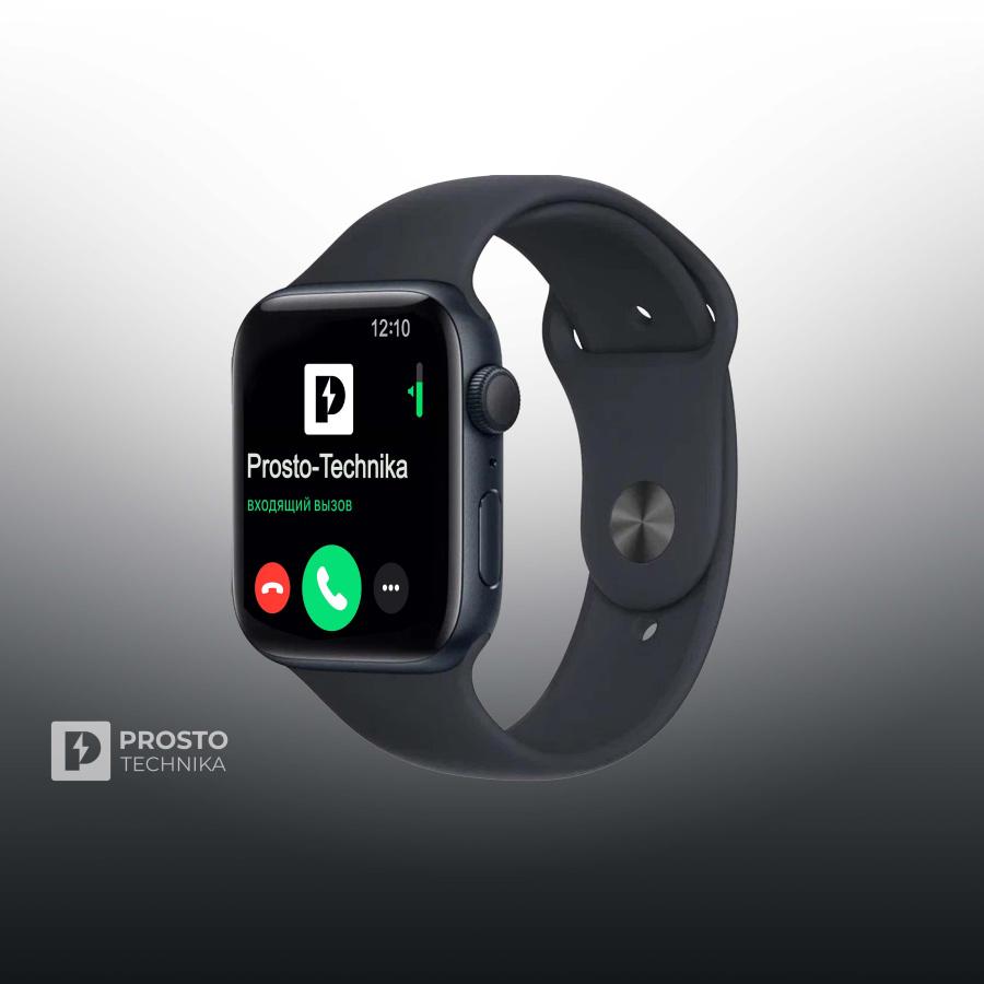 Умные часы Apple Watch Series SE Gen 2 44 мм Aluminium Case, Темная ночь Sport Band S/M